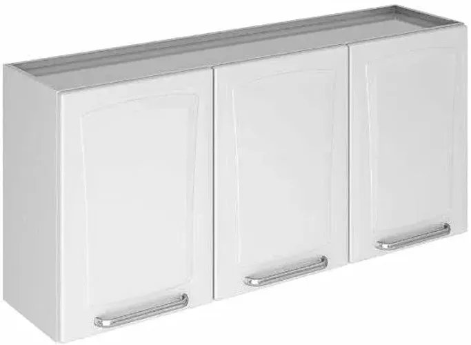  Armário Aéreo Itatiaia 3 Portas - Linha New Premium Branco Neve para Lavanderia