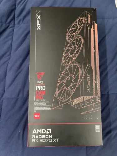 Placa de vídeo XFX 9070xt 16gb Nova