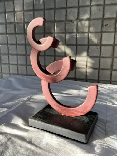 peça decorativa em madeira de lei