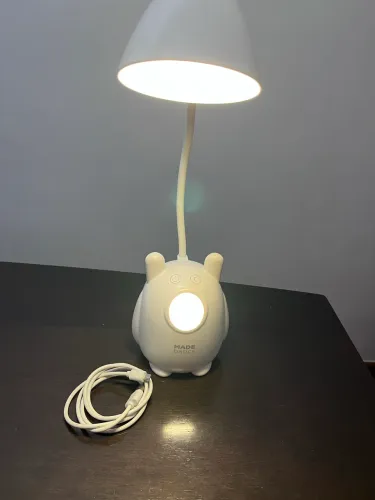 Lâmpada De Mesa USB Recarregável Com 360° Dobrável 