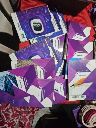 Kit livros para vestibular cursinho coc
