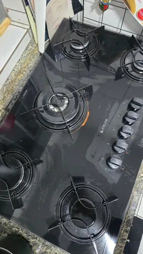 Fogão cooktop 5 bocas gás 