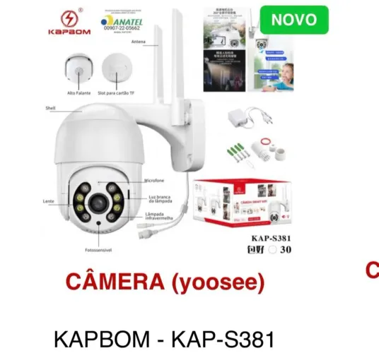 Câmera a prova d'água  com sensor de entretenimento 