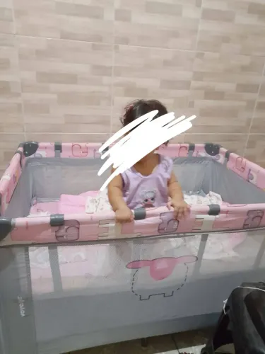 Berço portátil voyage para menina