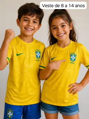 Camisa do Brasil juvenil