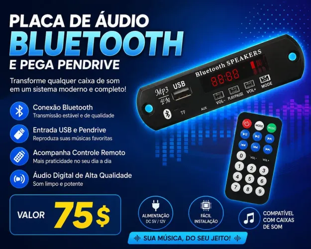 Placa de audio mp3