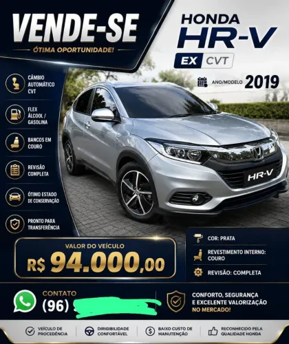 Honda HR-V EX 1.8 Flexone 16V 5P Aut. 2019