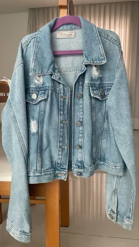 Jaqueta Jeans Infantil Menina