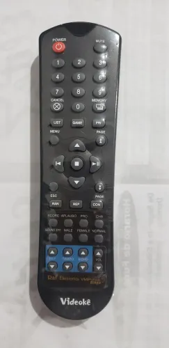 Controle Remoto Videoke karaoke Raf VMP 7500