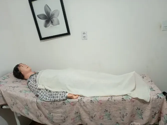Manequim hospitalar