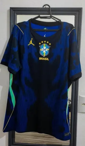 Camisa Brasil Jordan II 2026/27 Torcedor Pro Masculina - Azul