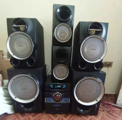 ? MINI SYSTEM PHILIPS FWM998X/78 - 1.300W RMS - 6 CAIXAS! ?