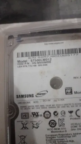 HD 500GB SANSUNG NOTY OU PC