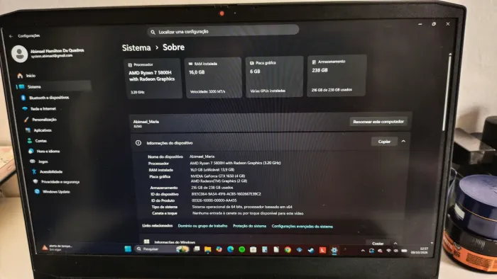 Vendo ou troco notebook gamer por um melhor(dou volta em um melhor)