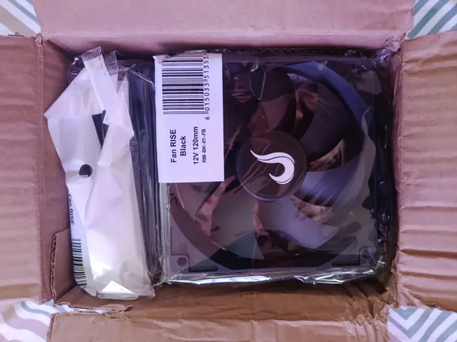 Fans Rise Mode Preta 120mm (7 unidades)