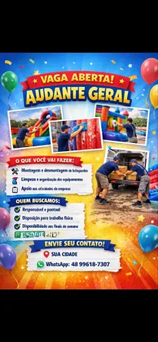 Vaga ajudante geral free