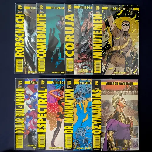 Coleção Completa Antes de Watchmen - 8 volumes com capas variantes