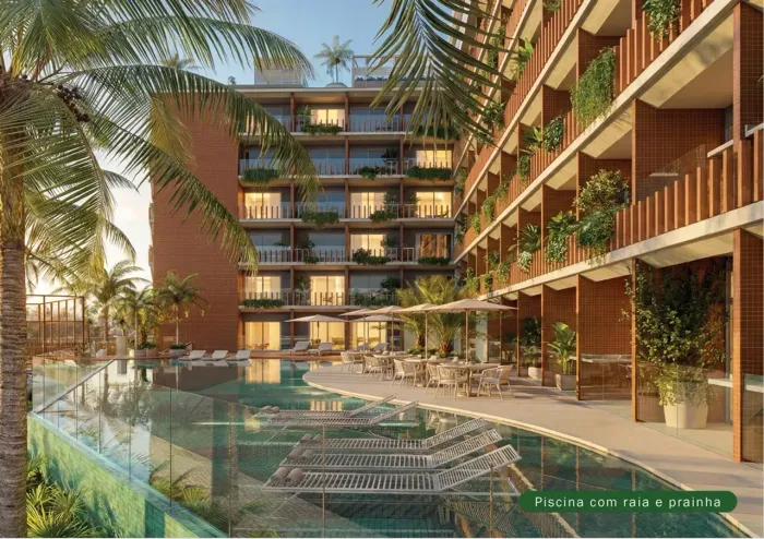 PRAIA DE TAMANDARÉ OPORTUNIDADE 2 QUARTOS EM RESORT - RECIFE - PE