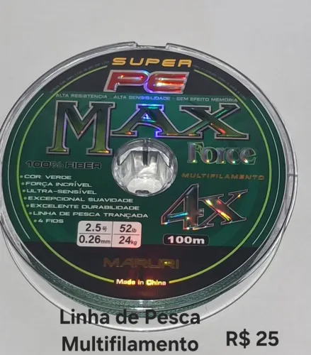 Linha Multifilamento Max Force Maruri