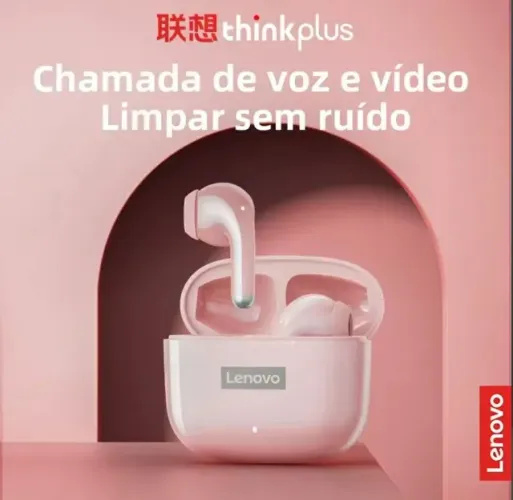 Fone Lenovo LP40 Pro ROSA OU LILÁS 