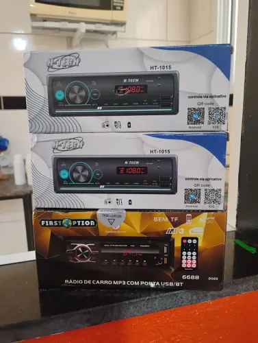 ? SOM AUTOMOTIVO BLUETOOTH USB FM AUX NOVO - R$80 ?