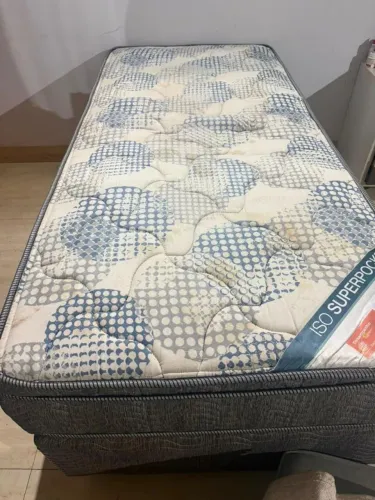 CAMA BOX SOLTEIRO MOLAS ENSACADAS - FAÇO ENTREGA.