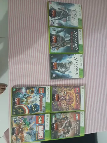 Lote de 7 jogos xbox 360 originais