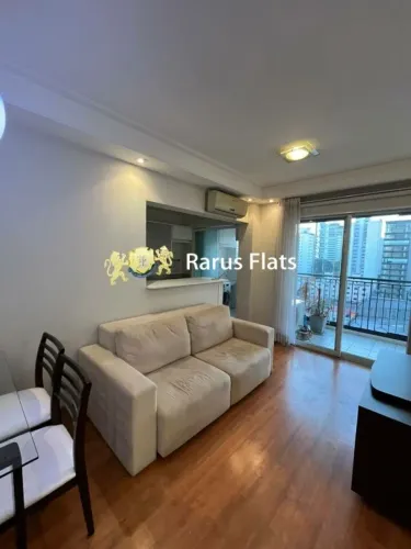 Flat mobiliado para alugar na Vila Nova Conceição| 48m² | 1 Dormitório | 1 Vaga de Garagem
