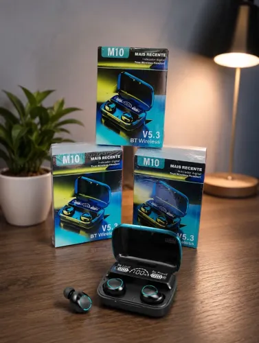 Fone de ouvido bluetooth sem fio