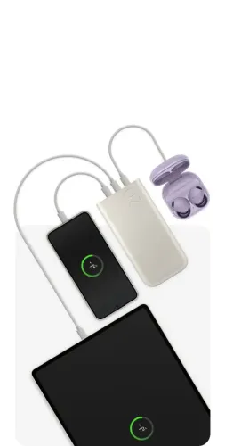 Bateria Carregador Portátil 3x USB-C, 20000mAh, Super Rápida 45W Powebank Original Samsung