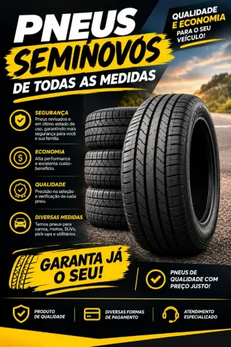 Pneus seminovos 