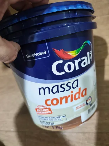 Massa Corrida Coral de 5,7 kg
