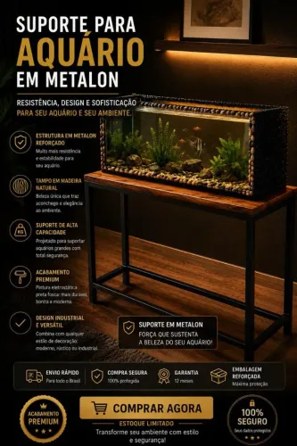 Suporte em Metalon