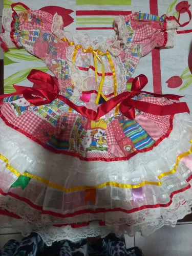 Vestido junino infantil