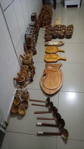 artesanatos e móveis rústico 