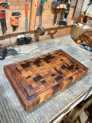 Tábua end grain chaotic