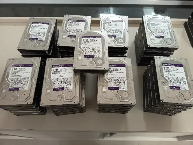 Western Digital (WD) Purple de 8TB, 10TB e 12TB.
