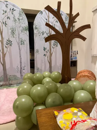 Tronco árvore para decoração - Árvore de balões com pezinho