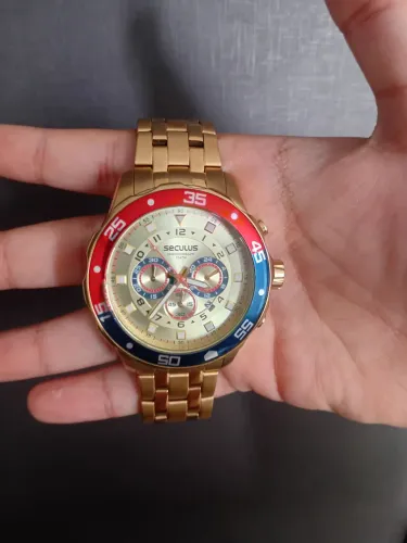Relogio Seculus Chronograph 44235GPSVDA2