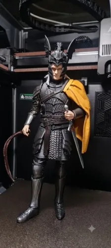 Daemon Targerian peça em 3D - 32cm - pintura a mão creality K2 filamento Voolt 3D