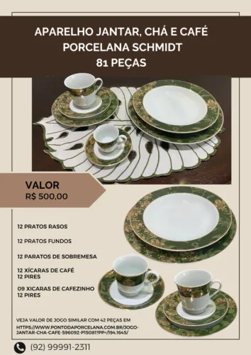 Jogo de Jantar