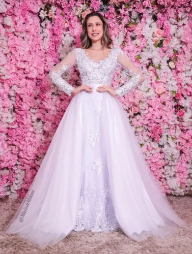 Vestido de Noiva - 2 em 1