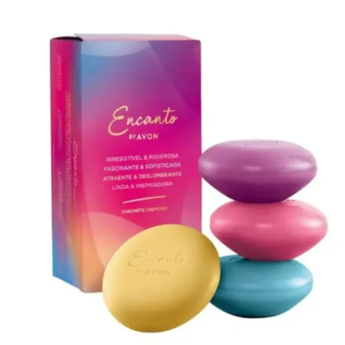 Sabonete encanto mix avon