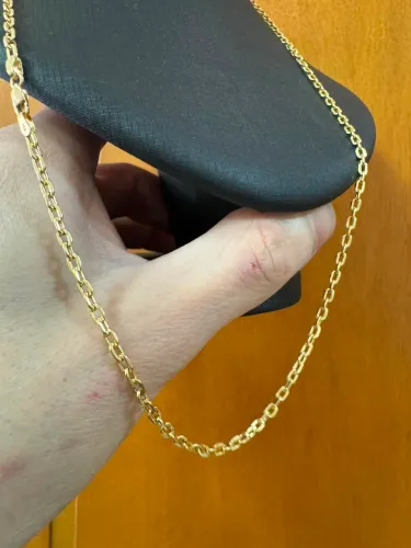 Corrente de ouro 5.32g 18k procedência garantia eterna