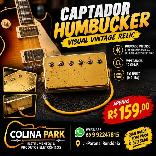 Captador Humbucker Visual Vintage Relic