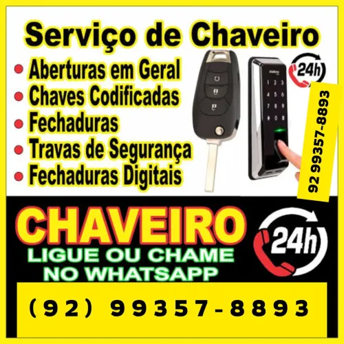 Chaveiro 24 Horas Plantão Preço Justo 