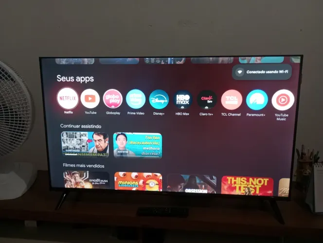 VENDO OU TROCO TV SMART TCL FHD QLED NOVA.