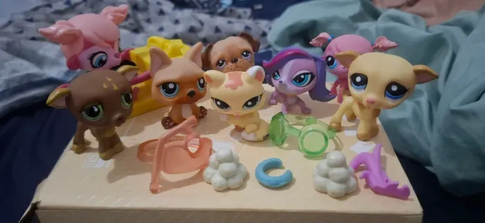 Littlest Pet Shop (O LOTE) com 16 LPS + acessórios 