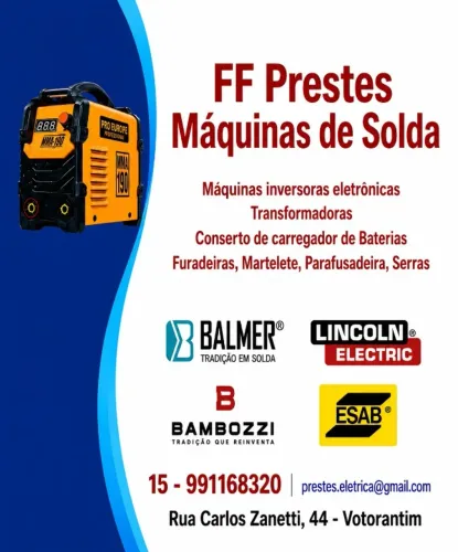 Conserto de Furadeiras, Martelete, Serras, Maquinas de Solda, Carregadores de Baterias