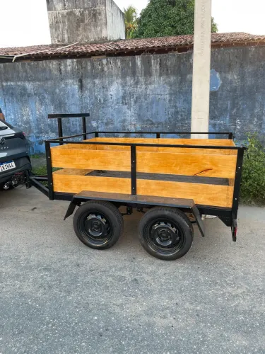 Reboque carretinha 2 eixos